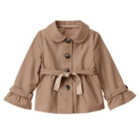 Janie and Jack Other - Janie and Jack Parisian Trench Coat Size 2T-3 Khaki